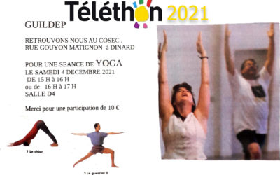 Cours de Yoga Téléthon 2021